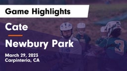 Cate  vs Newbury Park  Game Highlights - March 29, 2023