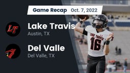 Recap: Lake Travis  vs. Del Valle  2022