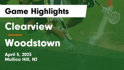 Clearview  vs Woodstown  Game Highlights - April 5, 2023