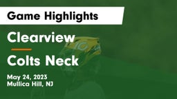 Clearview  vs Colts Neck  Game Highlights - May 24, 2023