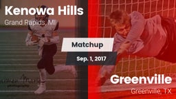 Matchup: Kenowa Hills High vs. Greenville  2017