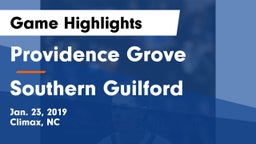 Providence Grove  vs Southern Guilford  Game Highlights - Jan. 23, 2019