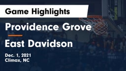 Providence Grove  vs East Davidson  Game Highlights - Dec. 1, 2021