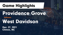 Providence Grove  vs West Davidson  Game Highlights - Dec. 27, 2021
