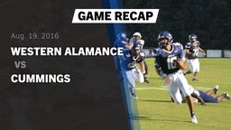 Recap: Western Alamance  vs. Cummings  2016