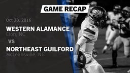 Recap: Western Alamance  vs. Northeast Guilford  2016
