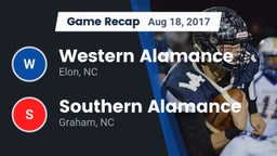 Recap: Western Alamance  vs. Southern Alamance  2017