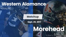 Matchup: Western Alamance vs. Morehead  2017