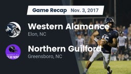 Recap: Western Alamance  vs. Northern Guilford  2017