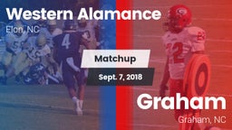 Matchup: Western Alamance vs. Graham  2018