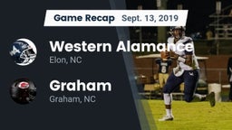 Recap: Western Alamance  vs. Graham  2019