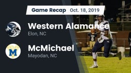 Recap: Western Alamance  vs. McMichael  2019
