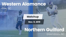 Matchup: Western Alamance vs. Northern Guilford  2019
