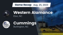 Recap: Western Alamance  vs. Cummings  2023