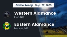 Recap: Western Alamance  vs. Eastern Alamance  2023