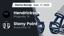 Recap: Hendrickson  vs. Stony Point  2020