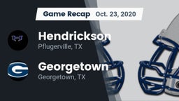 Recap: Hendrickson  vs. Georgetown  2020