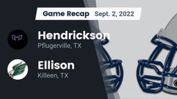 Recap: Hendrickson  vs. Ellison  2022