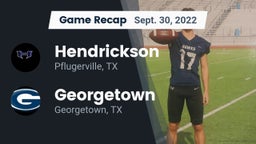 Recap: Hendrickson  vs. Georgetown  2022