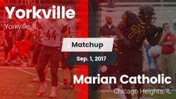 Matchup: Yorkville High vs. Marian Catholic  2017