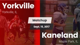 Matchup: Yorkville High vs. Kaneland  2017