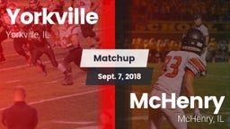 Matchup: Yorkville High vs. McHenry  2018