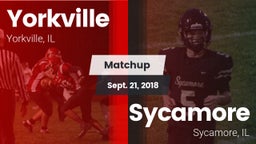 Matchup: Yorkville High vs. Sycamore  2018