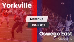 Matchup: Yorkville High vs. Oswego East  2019