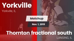 Matchup: Yorkville High vs. Thornton fractional south 2019