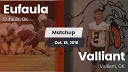 Matchup: Eufaula  vs. Valliant  2018