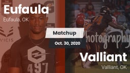 Matchup: Eufaula  vs. Valliant  2020