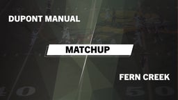Matchup: DuPont Manual High vs. Fern Creek 2016