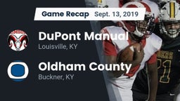 Recap: DuPont Manual  vs. Oldham County  2019