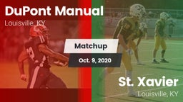 Matchup: DuPont Manual vs. St. Xavier  2020