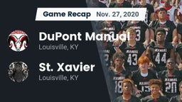 Recap: DuPont Manual  vs. St. Xavier  2020