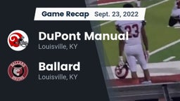 Recap: DuPont Manual  vs. Ballard  2022