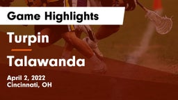 Turpin  vs Talawanda  Game Highlights - April 2, 2022