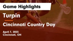 Turpin  vs Cincinnati Country Day Game Highlights - April 7, 2023
