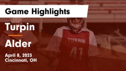 Turpin  vs Alder  Game Highlights - April 8, 2023