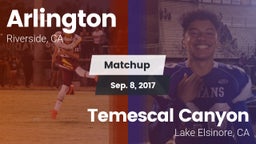 Matchup: Arlington vs. Temescal Canyon  2017