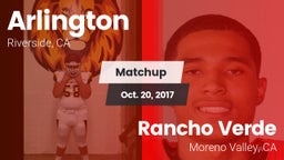 Matchup: Arlington vs. Rancho Verde  2017