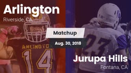 Matchup: Arlington vs. Jurupa Hills  2018