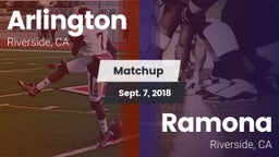 Matchup: Arlington vs. Ramona  2018