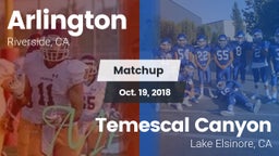 Matchup: Arlington vs. Temescal Canyon  2018