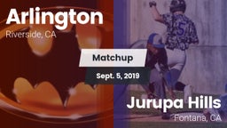 Matchup: Arlington vs. Jurupa Hills  2019
