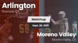 Matchup: Arlington vs. Moreno Valley  2019