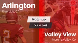 Matchup: Arlington vs. Valley View  2019