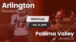 Matchup: Arlington vs. Paloma Valley  2019