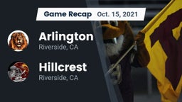 Recap: Arlington  vs. Hillcrest  2021