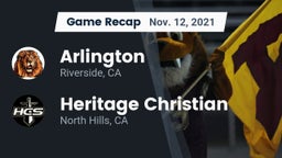 Recap: Arlington  vs. Heritage Christian   2021